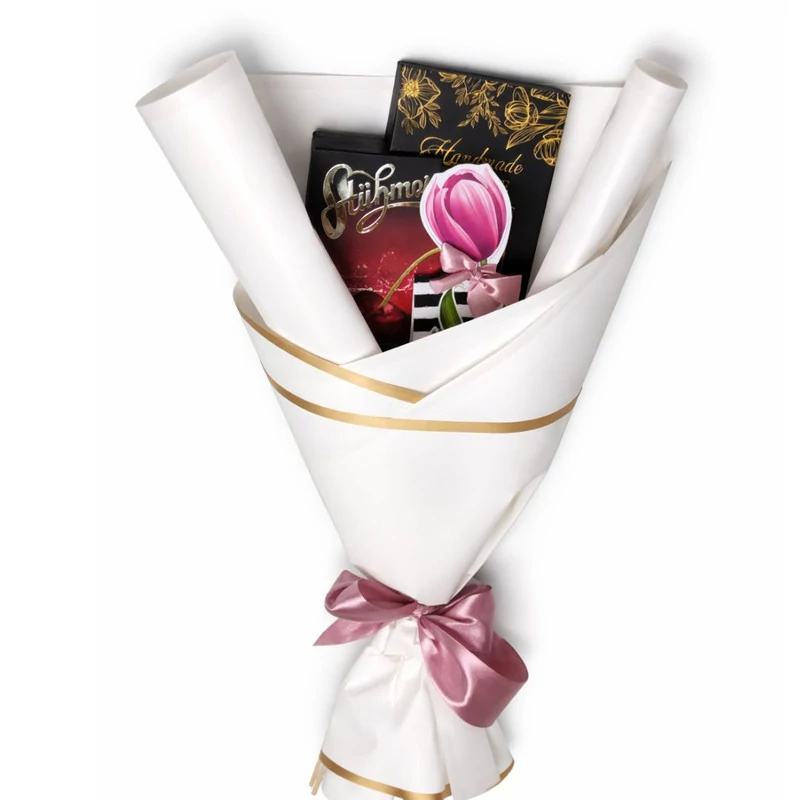 Unisex ballagási csoki csokor