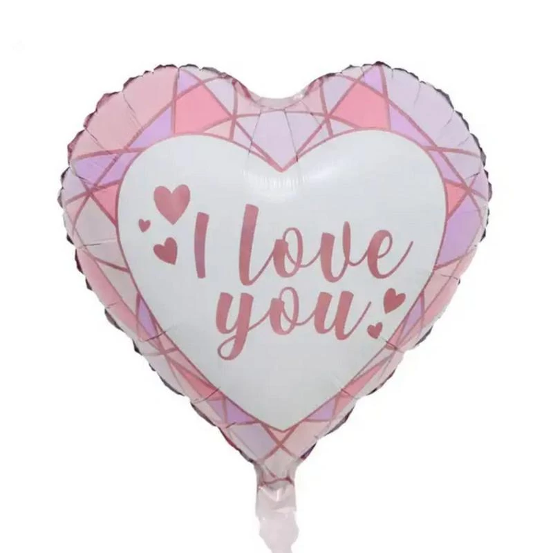 I love you szív alakú lufi